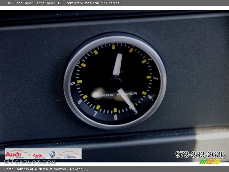 Zermatt Silver Metallic / Charcoal 2007 Land Rover Range Rover HSE
