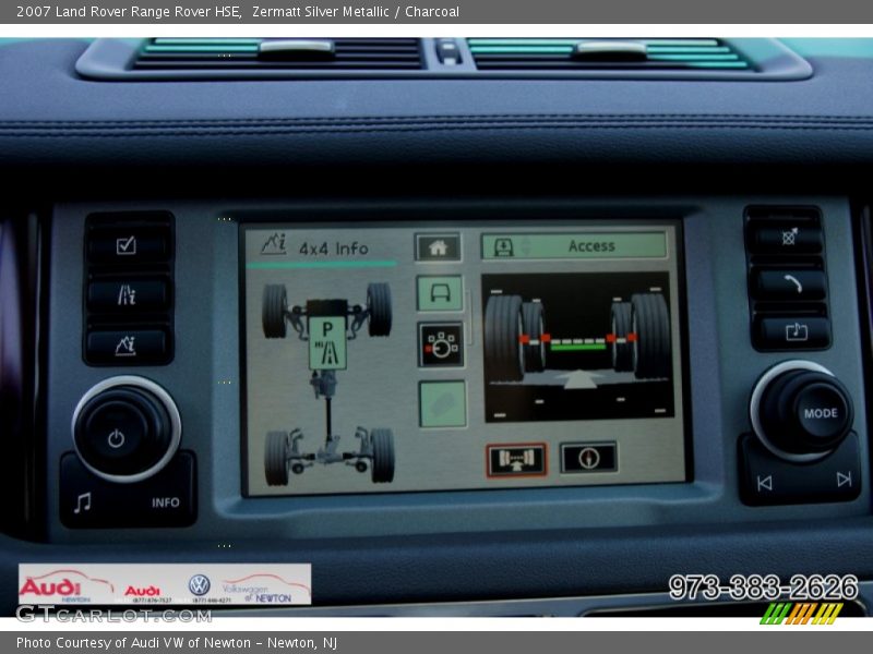 Zermatt Silver Metallic / Charcoal 2007 Land Rover Range Rover HSE