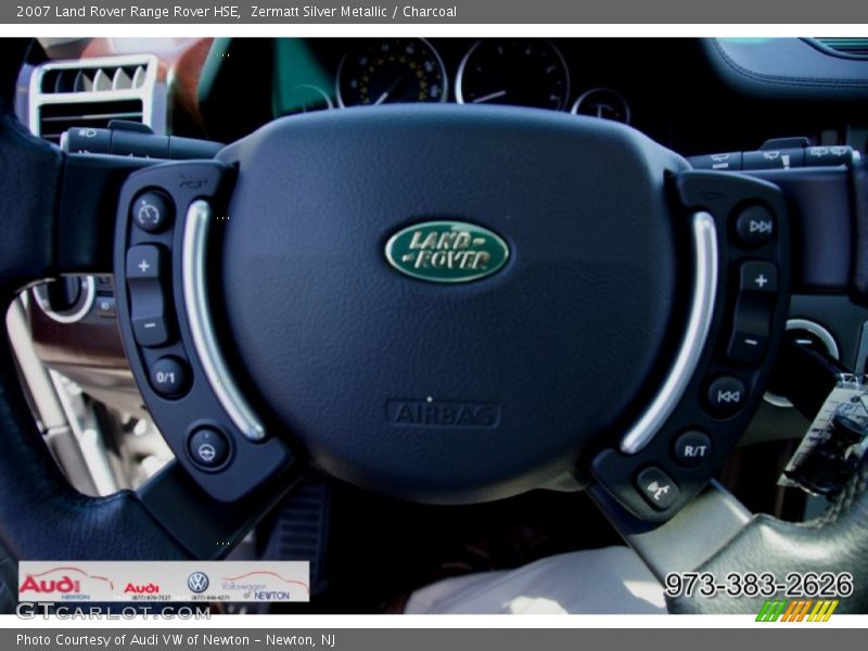 Zermatt Silver Metallic / Charcoal 2007 Land Rover Range Rover HSE