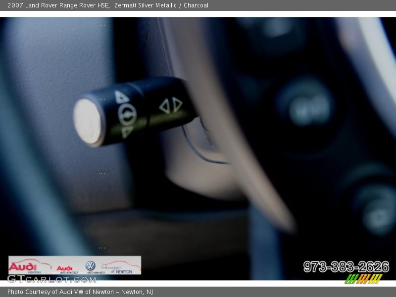 Zermatt Silver Metallic / Charcoal 2007 Land Rover Range Rover HSE