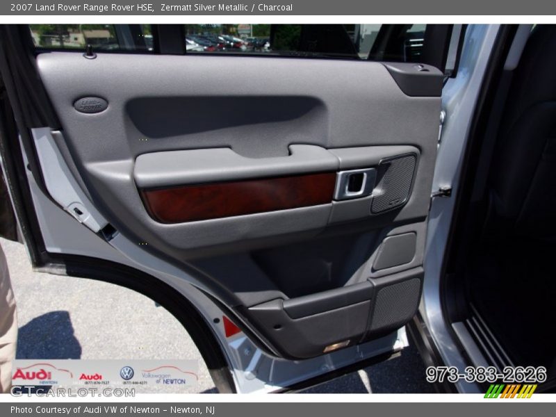 Zermatt Silver Metallic / Charcoal 2007 Land Rover Range Rover HSE