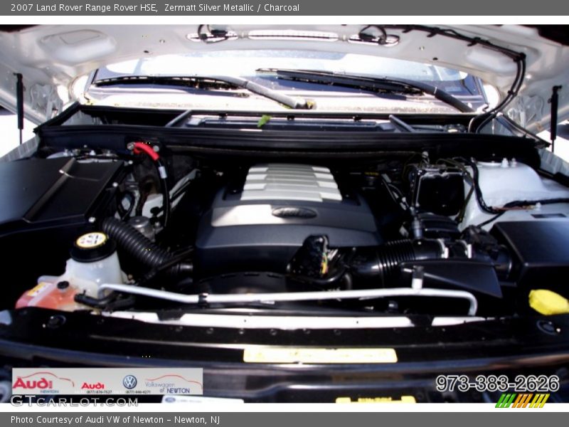 Zermatt Silver Metallic / Charcoal 2007 Land Rover Range Rover HSE