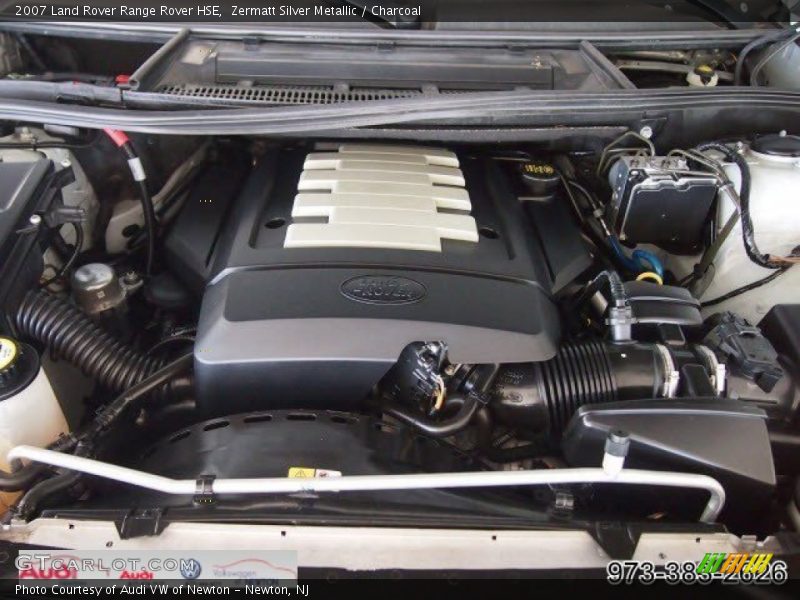 Zermatt Silver Metallic / Charcoal 2007 Land Rover Range Rover HSE