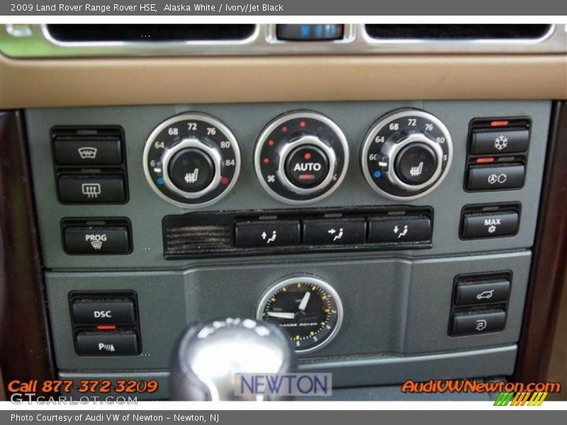 Alaska White / Ivory/Jet Black 2009 Land Rover Range Rover HSE