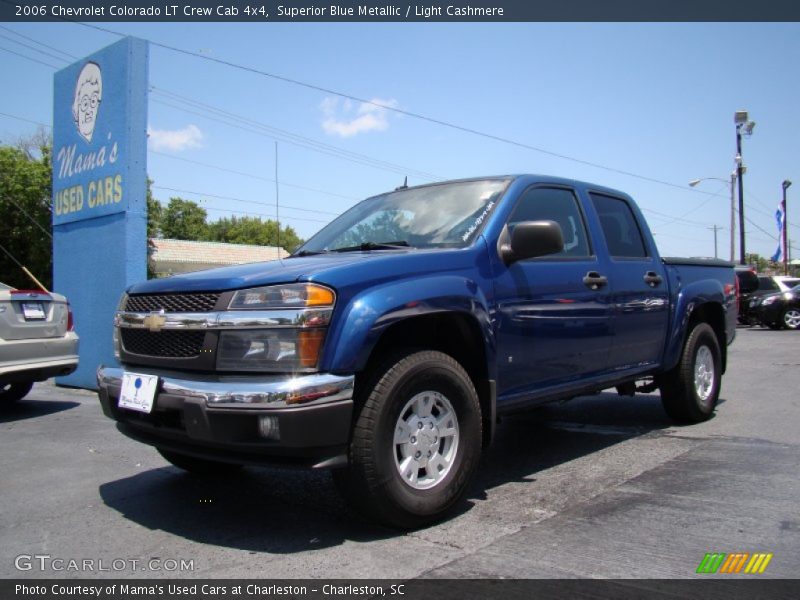 Superior Blue Metallic / Light Cashmere 2006 Chevrolet Colorado LT Crew Cab 4x4