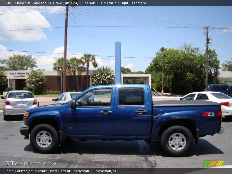 Superior Blue Metallic / Light Cashmere 2006 Chevrolet Colorado LT Crew Cab 4x4