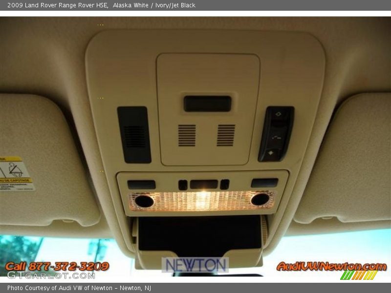 Alaska White / Ivory/Jet Black 2009 Land Rover Range Rover HSE