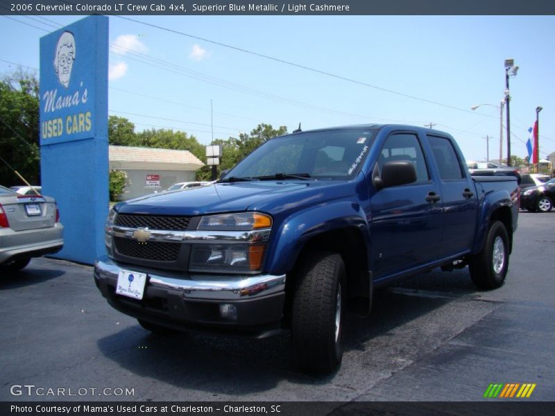 Superior Blue Metallic / Light Cashmere 2006 Chevrolet Colorado LT Crew Cab 4x4