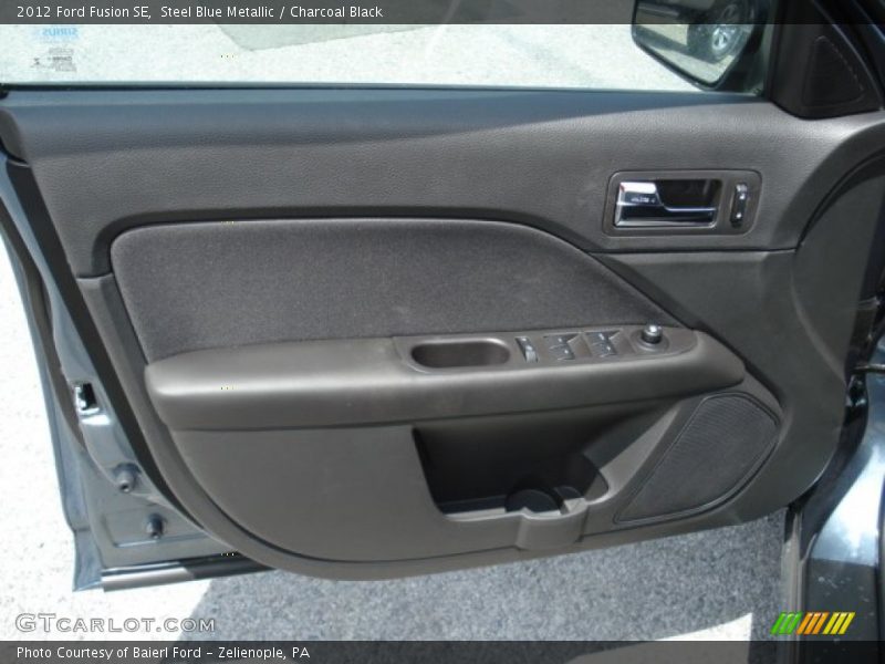Steel Blue Metallic / Charcoal Black 2012 Ford Fusion SE