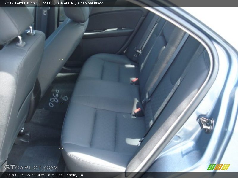 Steel Blue Metallic / Charcoal Black 2012 Ford Fusion SE