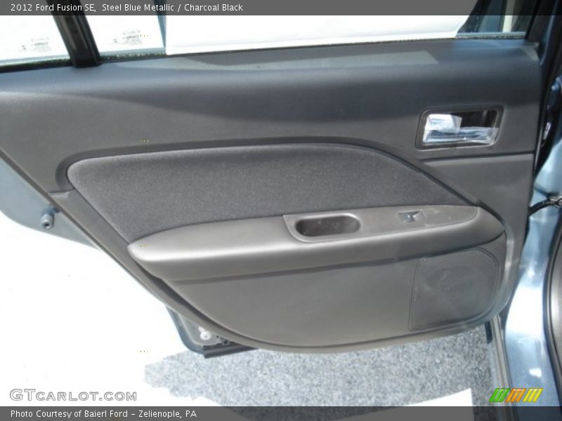 Steel Blue Metallic / Charcoal Black 2012 Ford Fusion SE