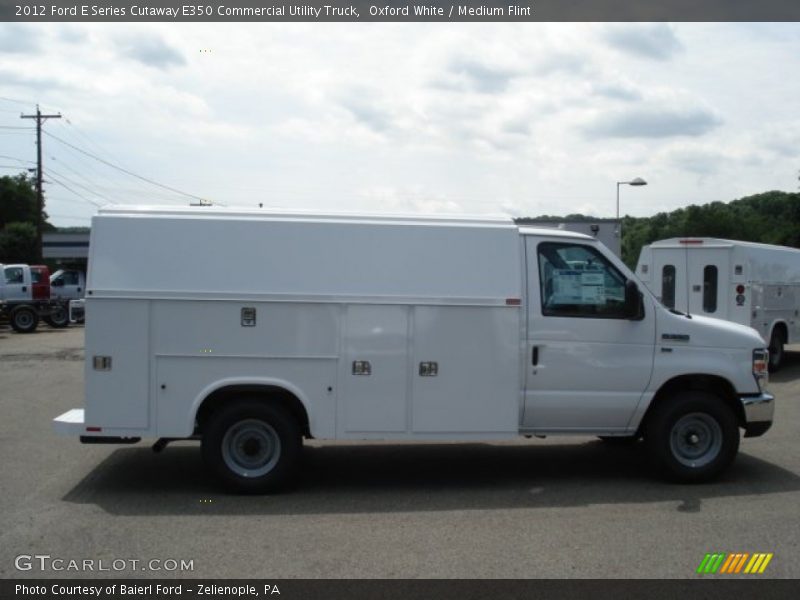 Oxford White / Medium Flint 2012 Ford E Series Cutaway E350 Commercial Utility Truck