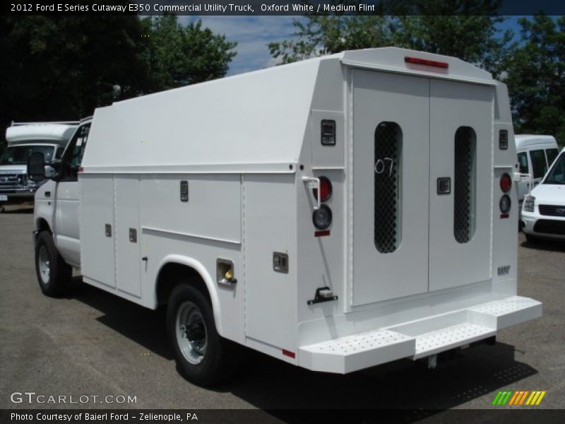 Oxford White / Medium Flint 2012 Ford E Series Cutaway E350 Commercial Utility Truck