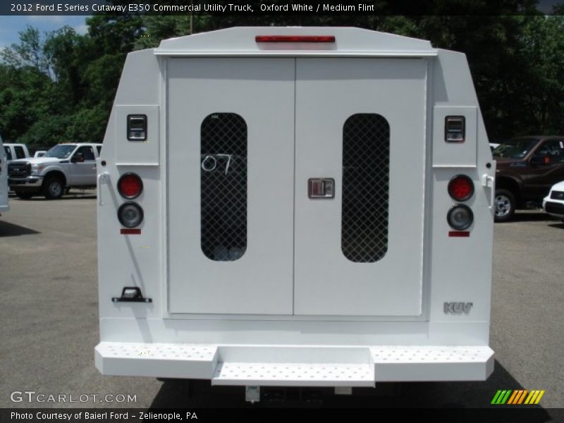 Oxford White / Medium Flint 2012 Ford E Series Cutaway E350 Commercial Utility Truck