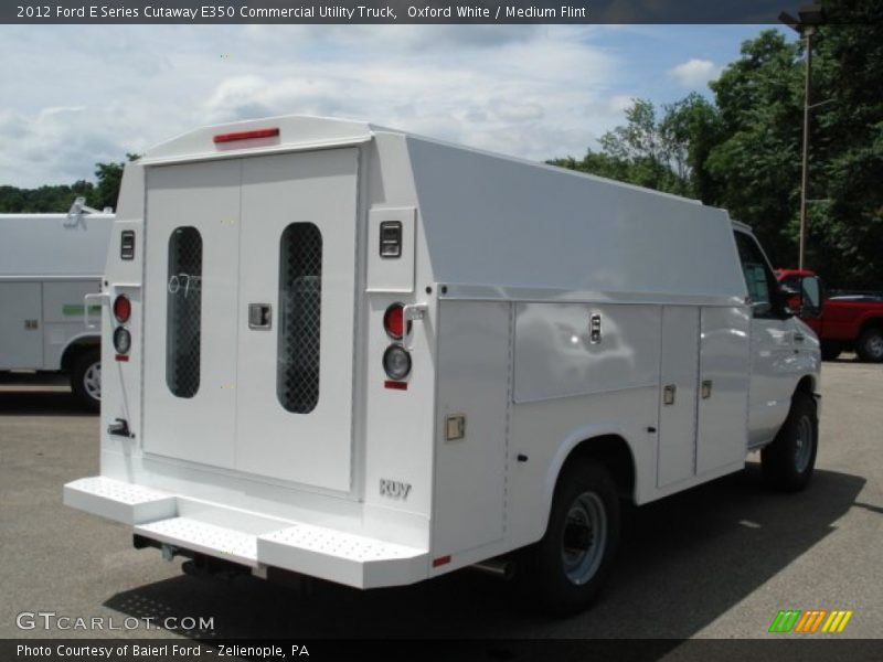Oxford White / Medium Flint 2012 Ford E Series Cutaway E350 Commercial Utility Truck