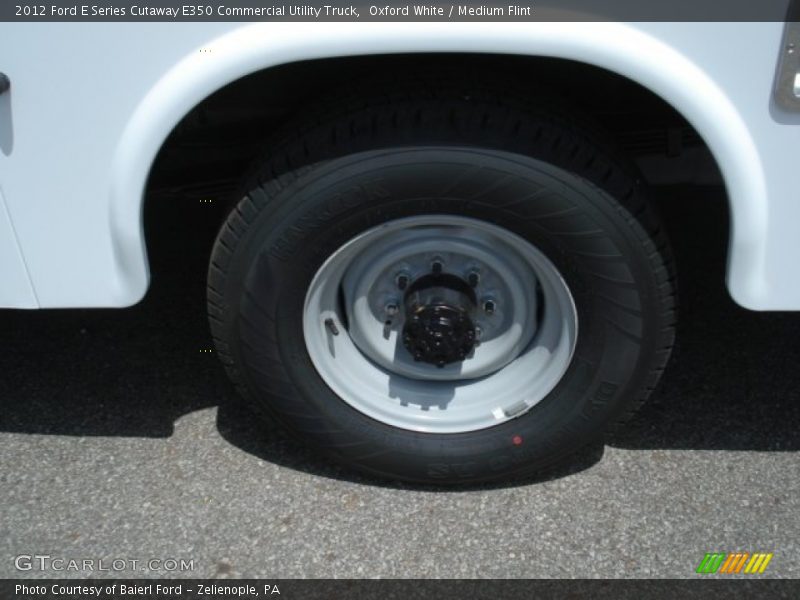 Oxford White / Medium Flint 2012 Ford E Series Cutaway E350 Commercial Utility Truck