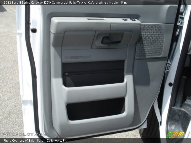 Oxford White / Medium Flint 2012 Ford E Series Cutaway E350 Commercial Utility Truck