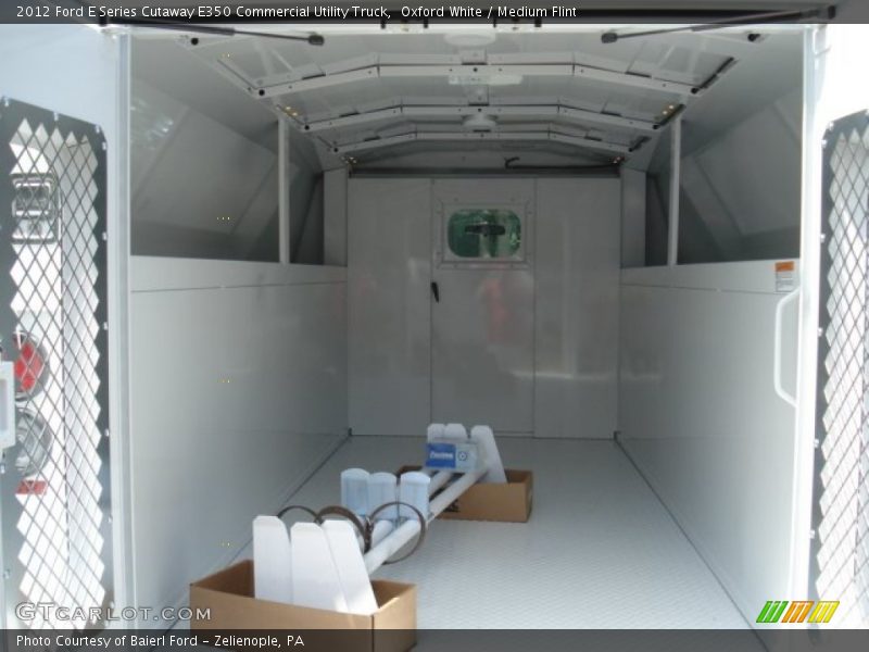 Oxford White / Medium Flint 2012 Ford E Series Cutaway E350 Commercial Utility Truck