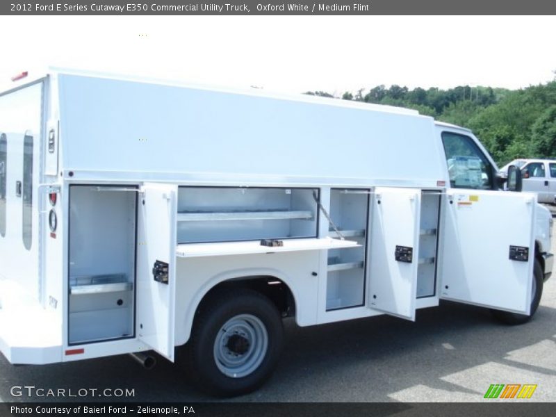 Oxford White / Medium Flint 2012 Ford E Series Cutaway E350 Commercial Utility Truck