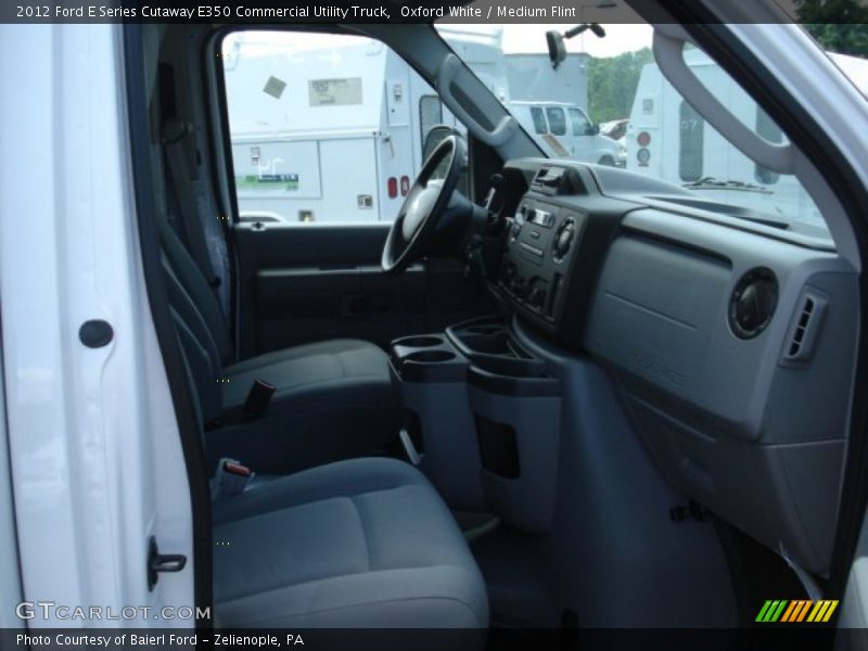 Oxford White / Medium Flint 2012 Ford E Series Cutaway E350 Commercial Utility Truck