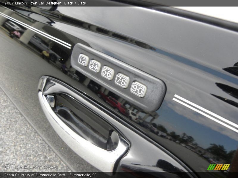 Black / Black 2007 Lincoln Town Car Designer
