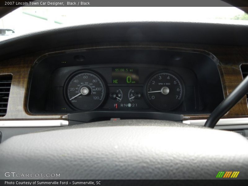 Black / Black 2007 Lincoln Town Car Designer