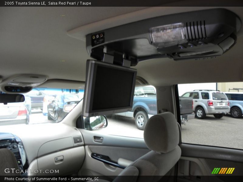 Salsa Red Pearl / Taupe 2005 Toyota Sienna LE