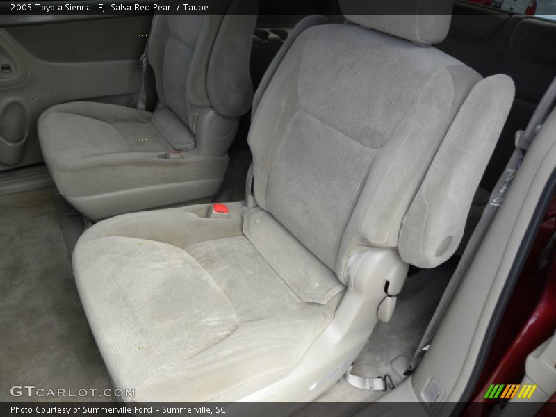 Salsa Red Pearl / Taupe 2005 Toyota Sienna LE
