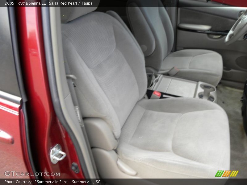 Salsa Red Pearl / Taupe 2005 Toyota Sienna LE
