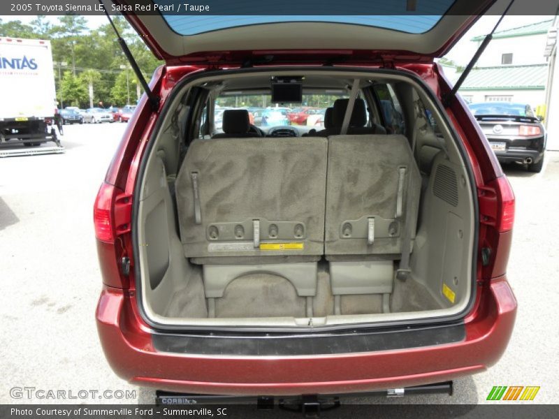 Salsa Red Pearl / Taupe 2005 Toyota Sienna LE