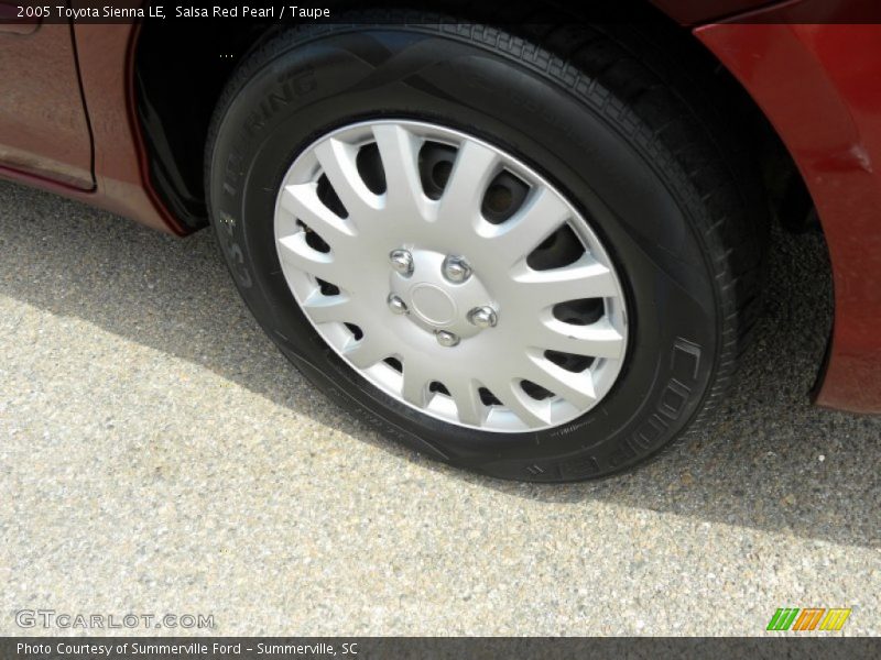 Salsa Red Pearl / Taupe 2005 Toyota Sienna LE