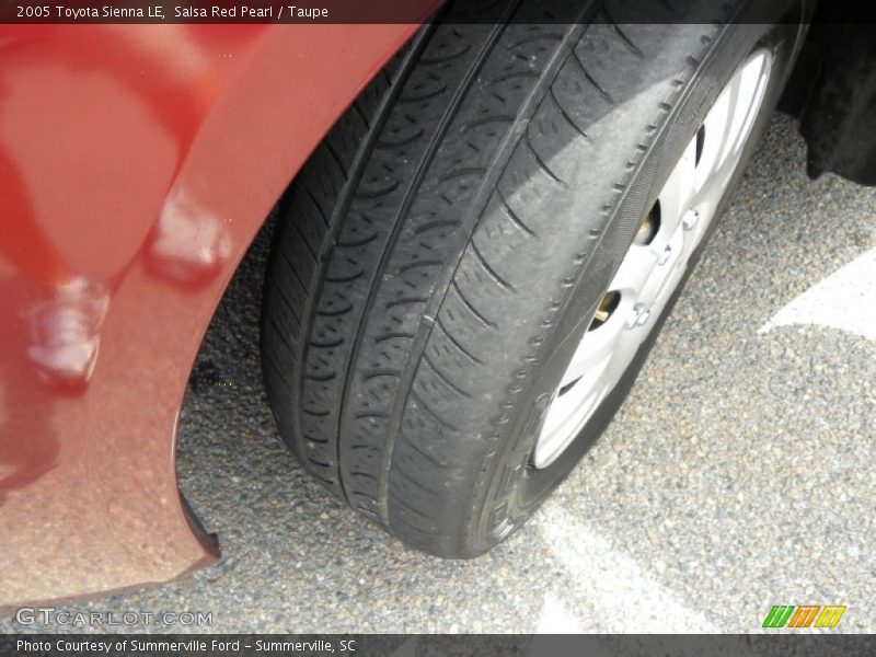 Salsa Red Pearl / Taupe 2005 Toyota Sienna LE