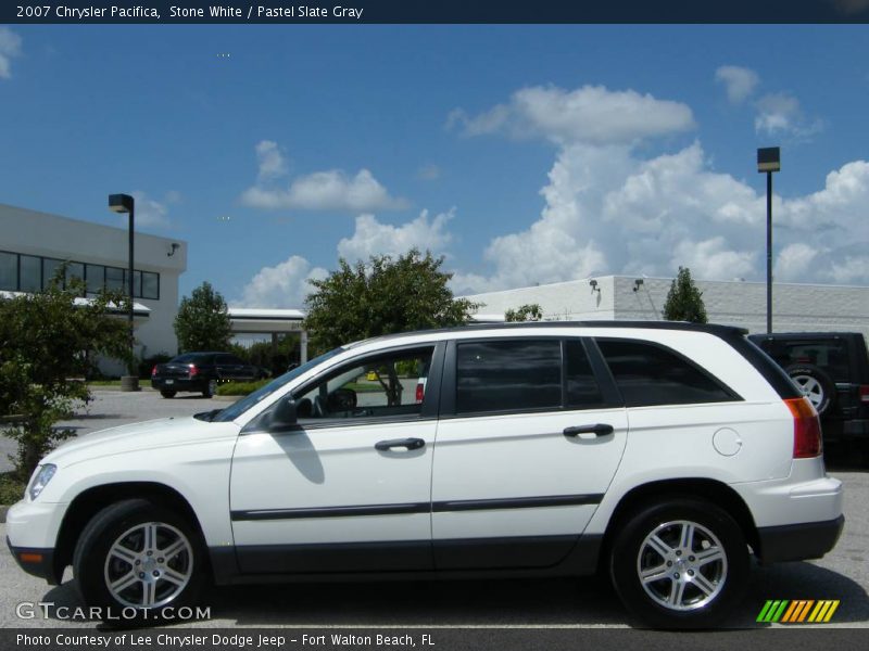 Stone White / Pastel Slate Gray 2007 Chrysler Pacifica