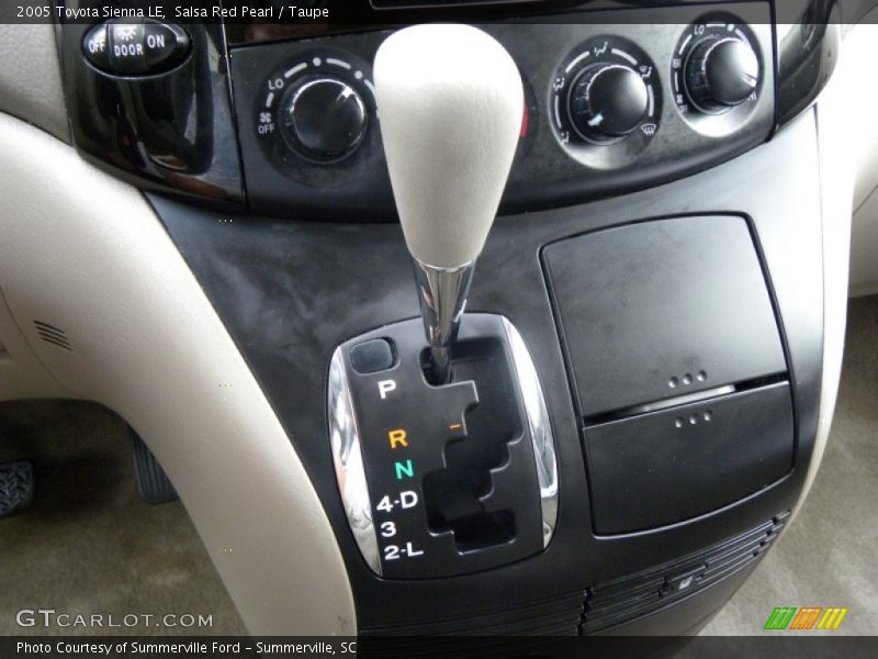Salsa Red Pearl / Taupe 2005 Toyota Sienna LE