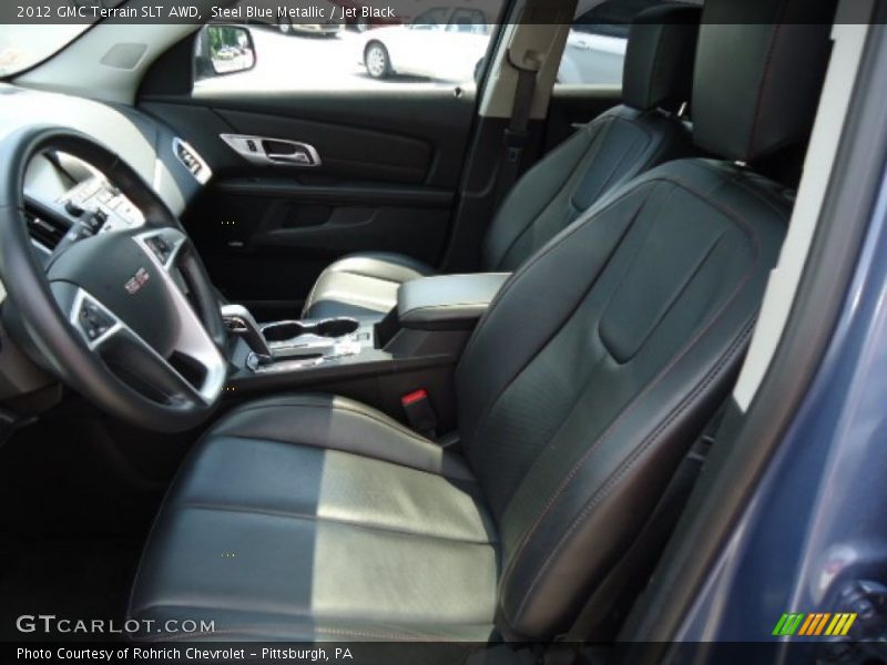 Steel Blue Metallic / Jet Black 2012 GMC Terrain SLT AWD
