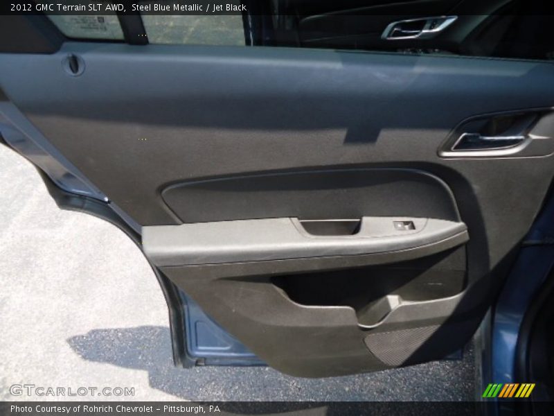 Steel Blue Metallic / Jet Black 2012 GMC Terrain SLT AWD