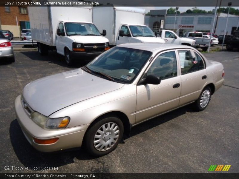 Cashmere Beige Metallic / Beige 1997 Toyota Corolla
