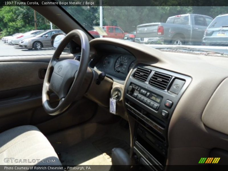 Cashmere Beige Metallic / Beige 1997 Toyota Corolla
