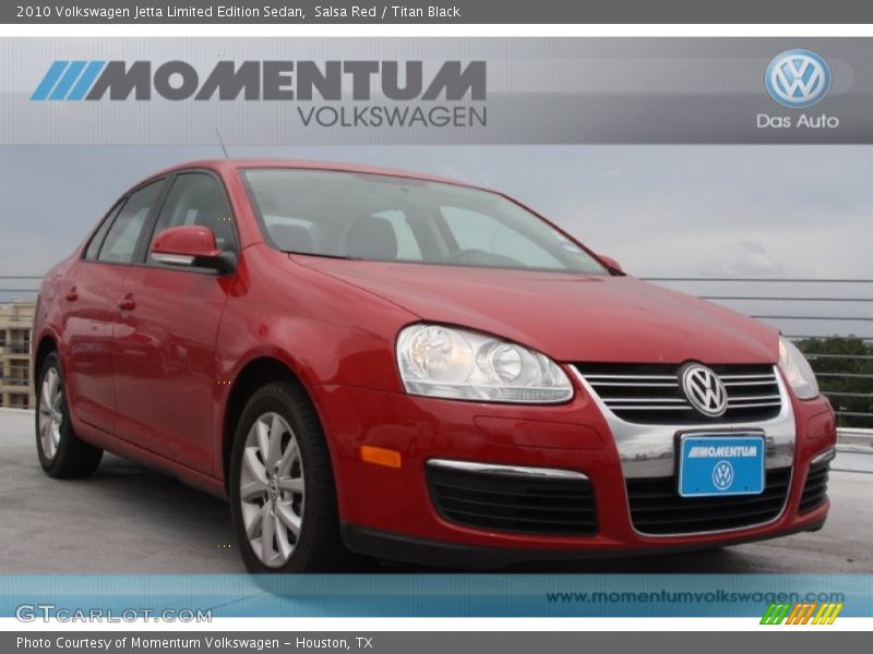 Salsa Red / Titan Black 2010 Volkswagen Jetta Limited Edition Sedan