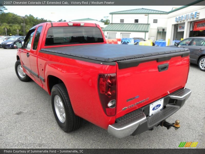 Victory Red / Medium Pewter 2007 Chevrolet Colorado LT Extended Cab