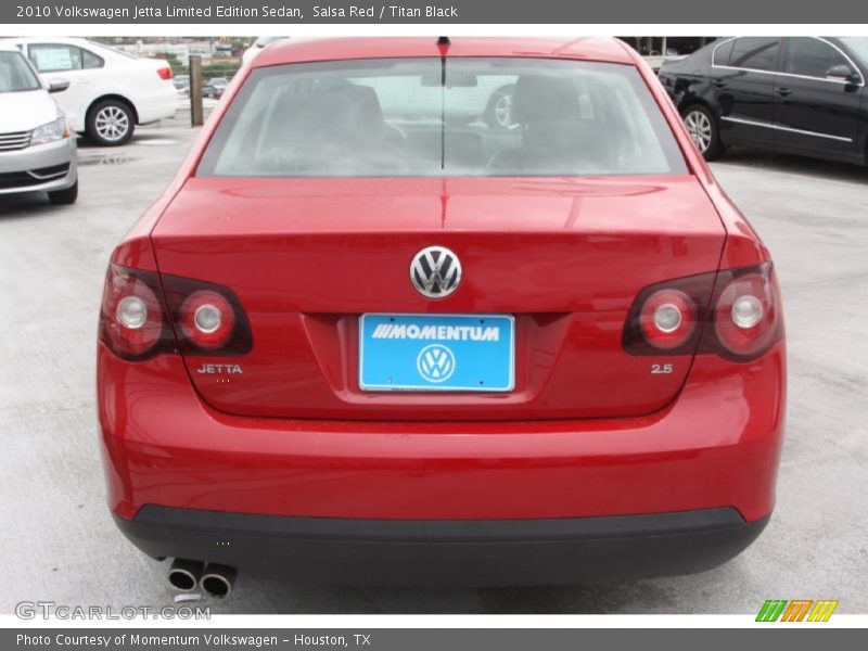 Salsa Red / Titan Black 2010 Volkswagen Jetta Limited Edition Sedan
