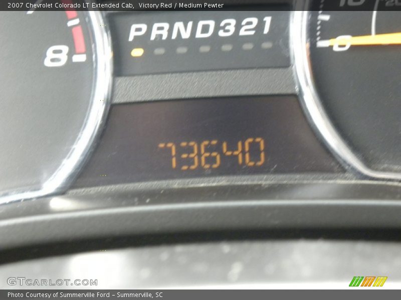 Victory Red / Medium Pewter 2007 Chevrolet Colorado LT Extended Cab