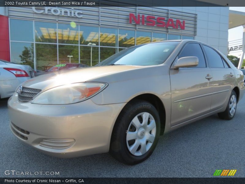 Desert Sand Mica / Taupe 2002 Toyota Camry LE