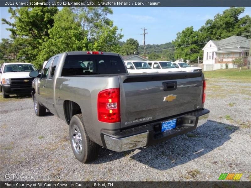 Graystone Metallic / Dark Titanium 2012 Chevrolet Silverado 1500 LS Extended Cab