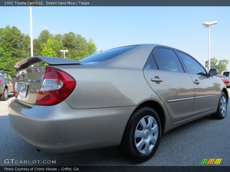 Desert Sand Mica / Taupe 2002 Toyota Camry LE