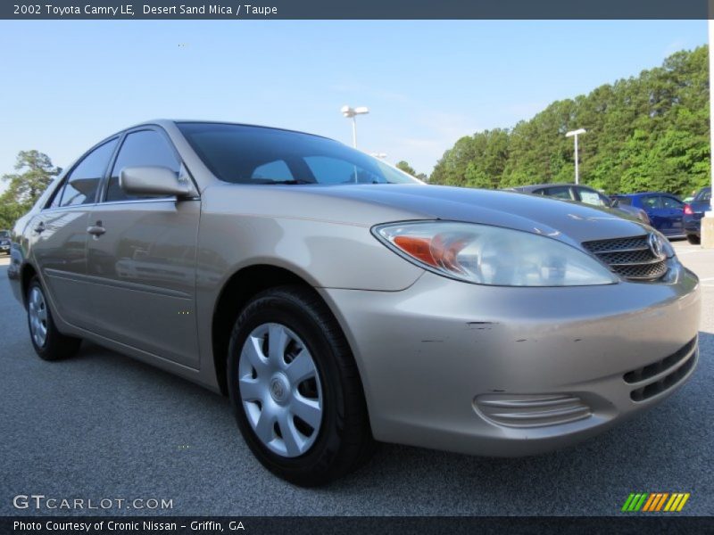 Desert Sand Mica / Taupe 2002 Toyota Camry LE