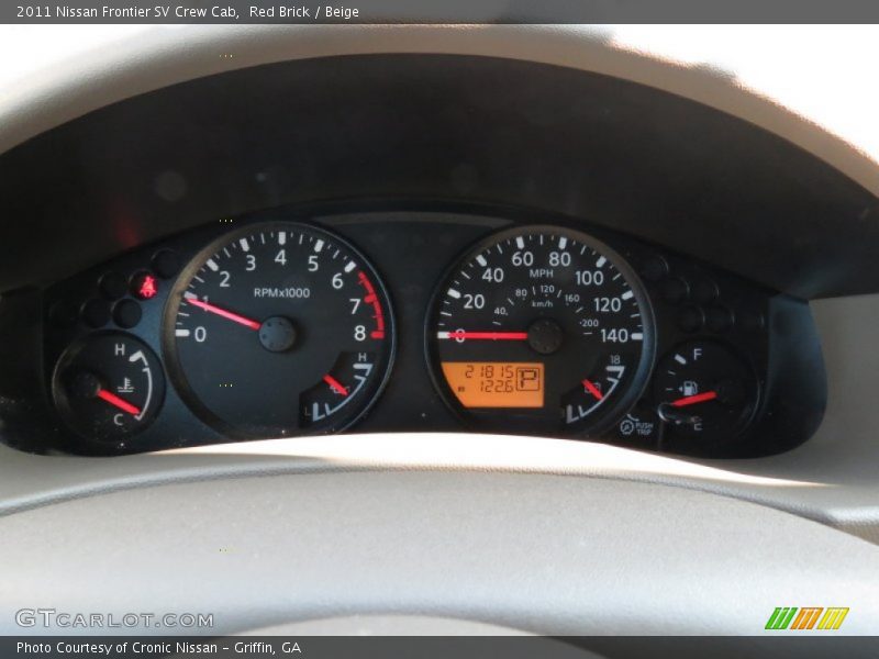 Red Brick / Beige 2011 Nissan Frontier SV Crew Cab