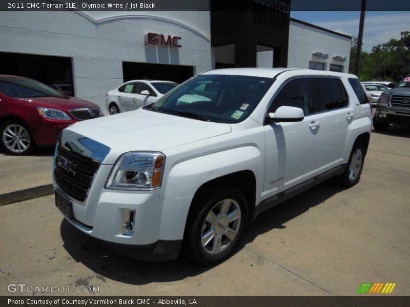 Olympic White / Jet Black 2011 GMC Terrain SLE