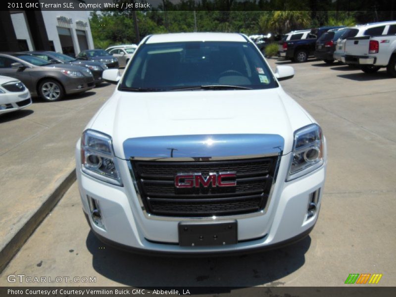 Olympic White / Jet Black 2011 GMC Terrain SLE