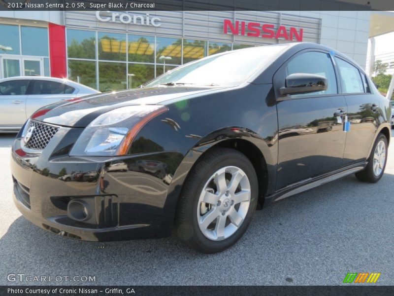 Super Black / Charcoal 2012 Nissan Sentra 2.0 SR